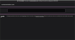 Desktop Screenshot of contactsolution.com
