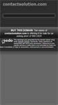 Mobile Screenshot of contactsolution.com